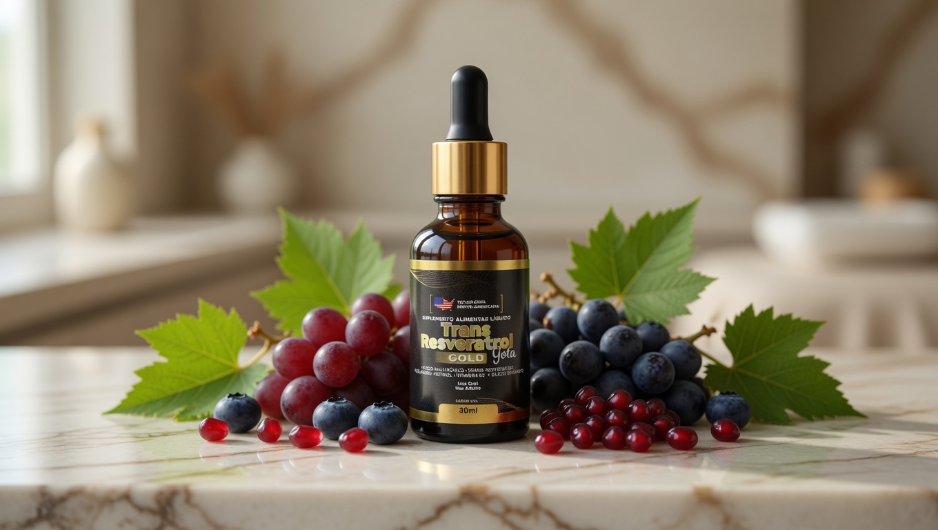 Trans Resveratrol Gold Gota em imagem de capa sobre resveratrol para que serve